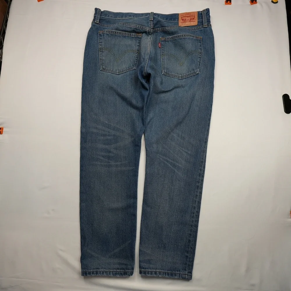 Levi's 501‎ Men's Fit 33x27.5 Jeans Button Fly Original Fit Straight Leg Blue
